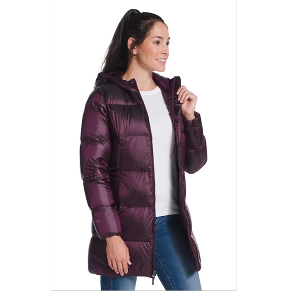 Giacca Piumino Donna Eddie Bauer Luna Peak - Water Resistant, 550 Fill Power, Lunghezza Media 82.5 Cm